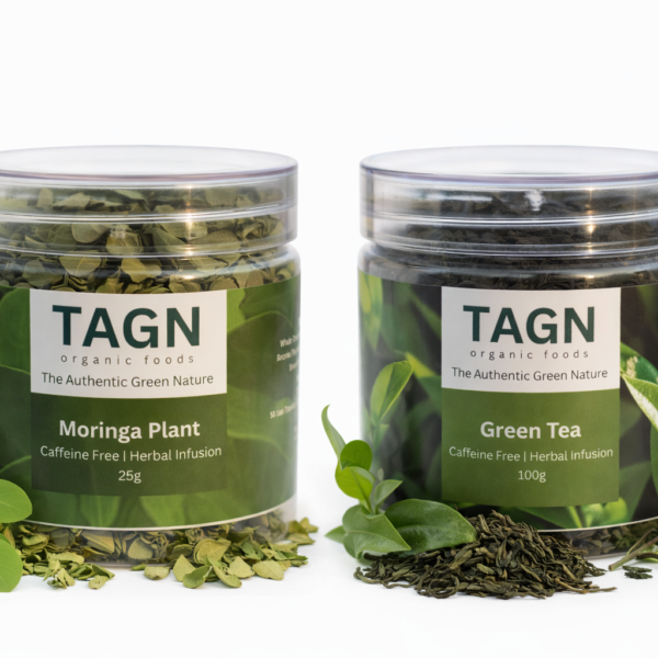 TAGN Organics Moringa and Green Tea Combo