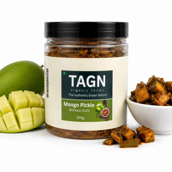 Mango Pickle without Gutli