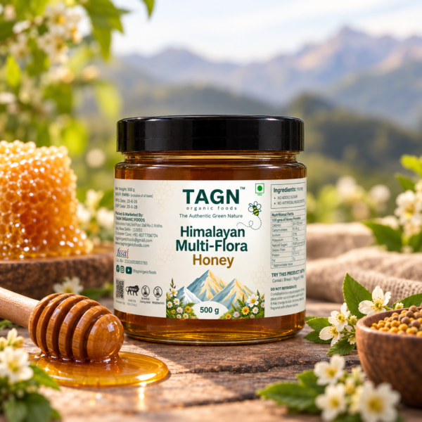 TAGN Himalayan Multi-Flora Honey 500g | 100% Pure Natural Honey